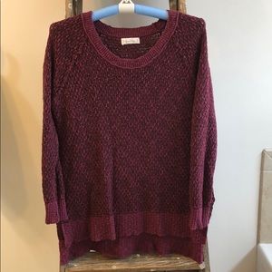 Burgundy sweater